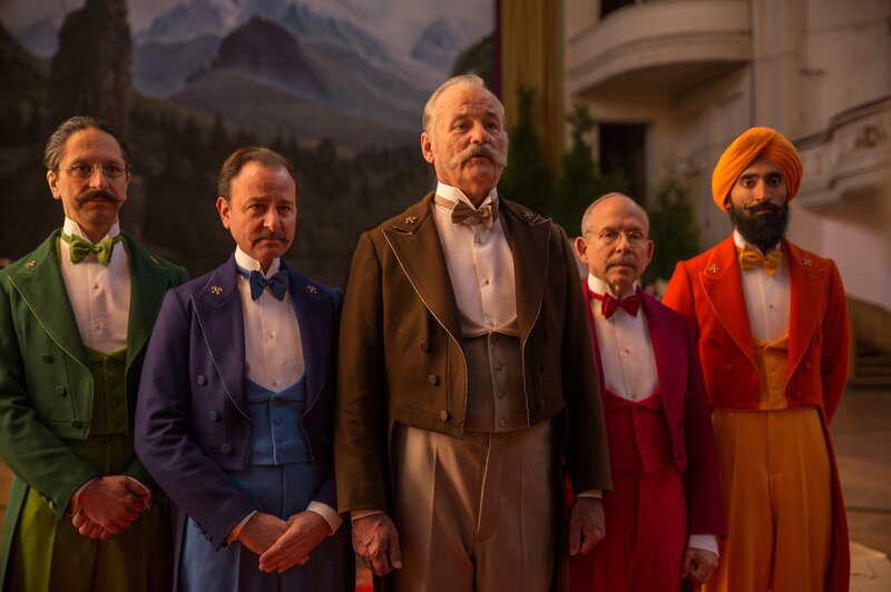 Nearly every male character in The Grand Budapest Hotel has some kind of beard or mustache. Some were real, but hair and makeup designer Frances Hannon says
