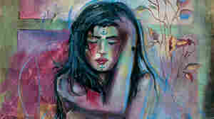 In "Exile From One's Country," Mohammed Al-Amari captures the pain of a Syrian girl.