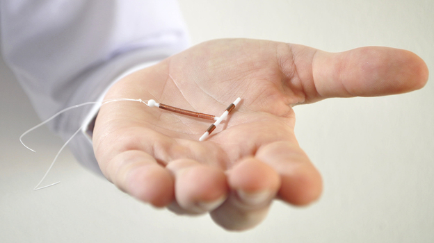 An interauterine device provides long-term birth control. (iStockphoto)