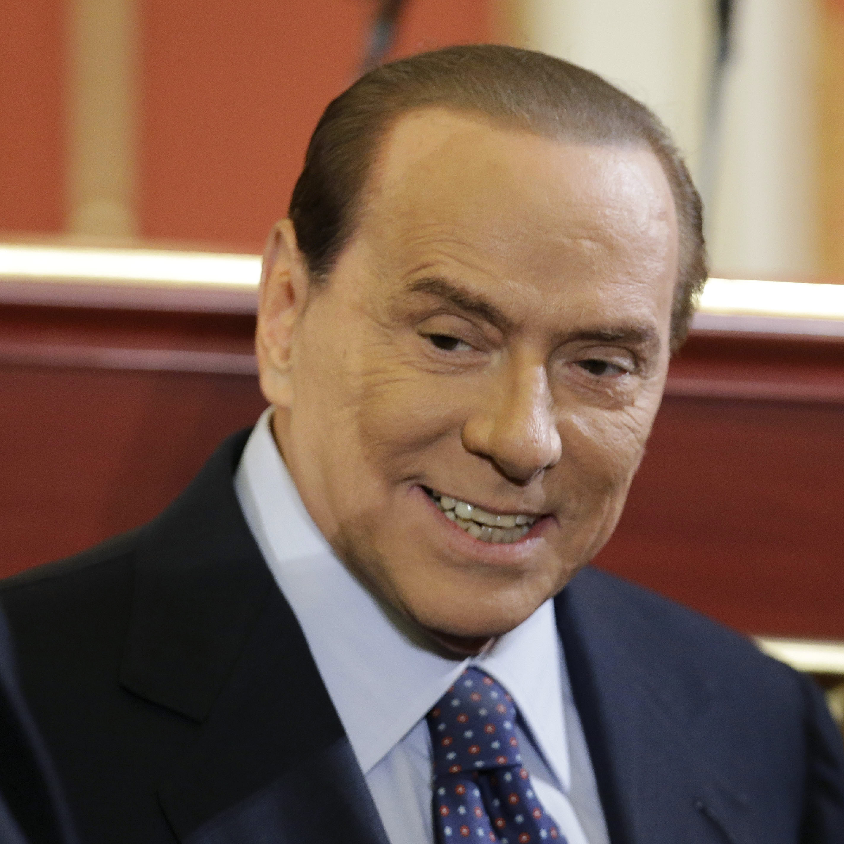 Former Italian Premier Silvio Berlusconi, seen here in 2012.