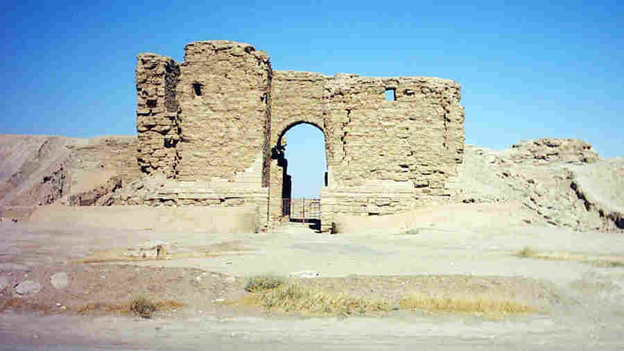 Dura Europos, a Roman walled city in eastern Syria, dates back to 330 B.C. The main gate is shown here in a photo from 2010. It's one of the many important archaeological sites militants of the self-styled Islamic State have ransacked and damaged.