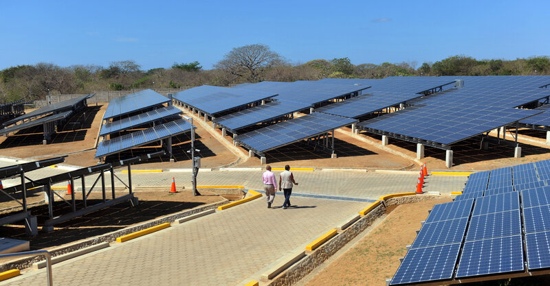 Nicaragua is also turning to geothermal and solar energy, such as this photovoltaic power plant in Diriamba, about 25 miles from Managua.