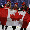 Canadian athletes hold up the national flag during the 2014 Winter Olympics in Sochi, Russia. Sen. Ted Cruz was born in Calgary, and some question his eligibility to run for president in the U.S. Canadian athletes hold up the national flag during the 2014 Winter Olympics in Sochi, Russia. Sen. Ted Cruz was born in Calgary, and some question his eligibility to run for president in the U.S.