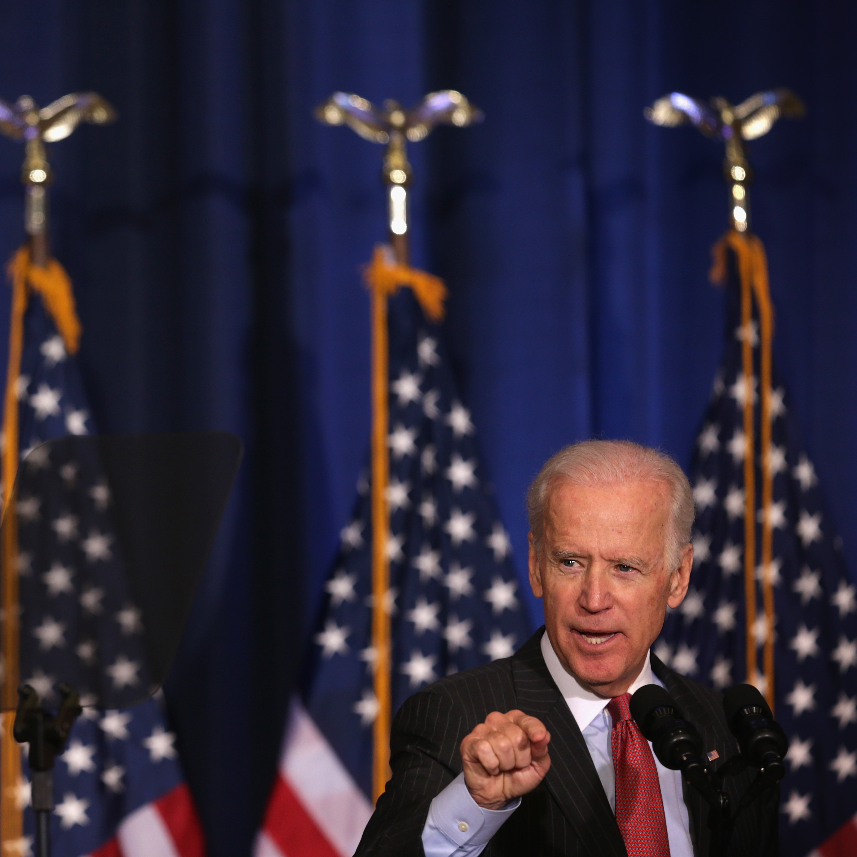Vice President Biden delivers remarks on U.S. policy in Iraq at the National Defense University in Washington, D.C., on Thursday.