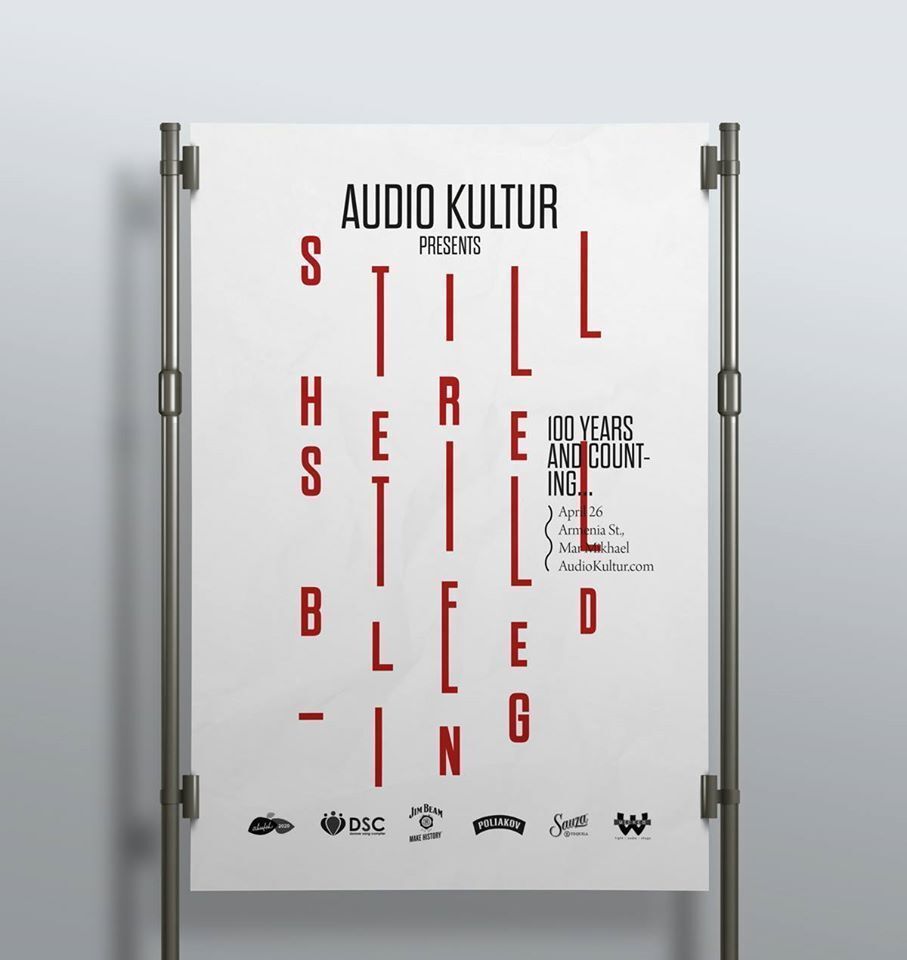 The magazine Audio Kultur printed this poster, which commemorates the 100th anniversary of the massacre of 1.5 million Armenians, using blood.