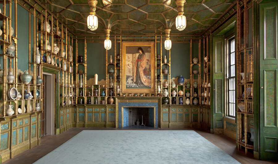 filthy lucre' is a modern remix of the peacock room's wretched filthy lucre' is a modern remix of the peacock room's wretched