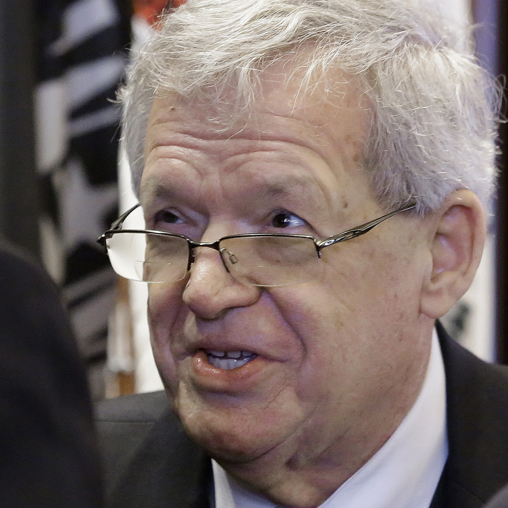 Former U.S. House Speaker Dennis Hastert addresses the Illinois House in 2013. Hastert is due next week to be arraigned on charges of structuring payments to an accuser and lying to the FBI.
