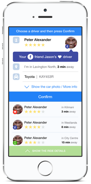 The Maramoja app assigns taxi drivers a trust score, by scouring your contacts and social media. The Maramoja app assigns taxi drivers a trust score, by scouring your contacts and social media.