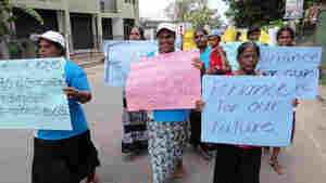 Activists in Sri Lanka got an early start on the day of action, with a demonstration by 800 people in Negombo province on the Sri Lanka's western coast.