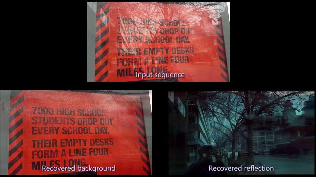 Obstructions Vanish From Images Treated With New Software From MIT, Google - NPR