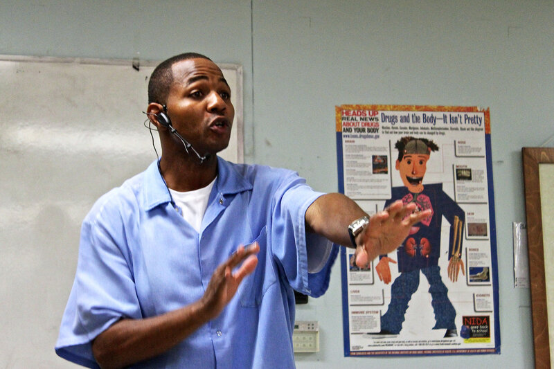 Curtis Carroll - also known as "Wall Street" - teaches prisoners at San Quentin State Prison about stocks.