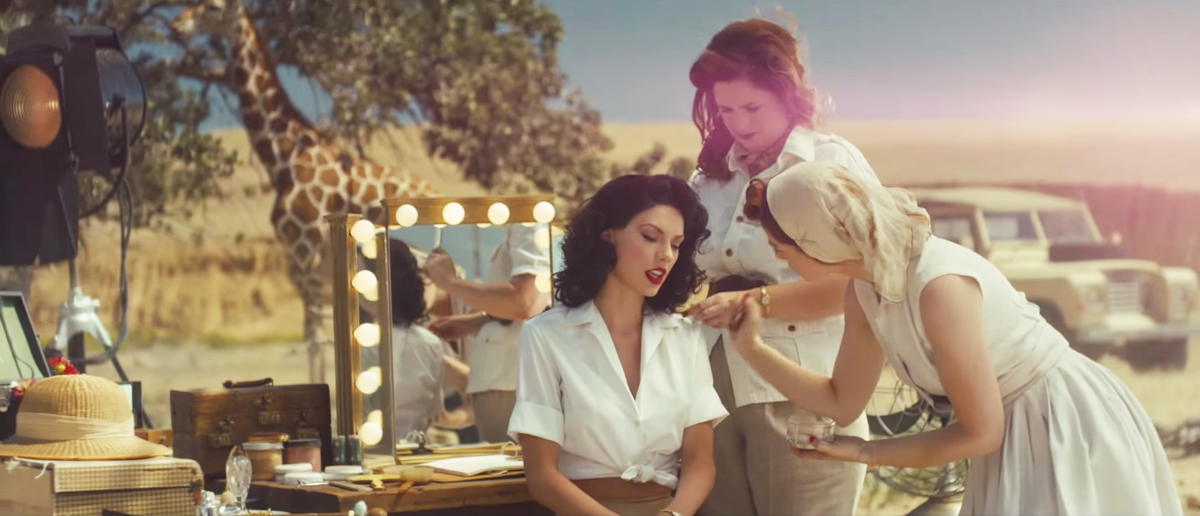 In the video for "Wildest Dreams," Taylor Swift is all decked out in African colonial-era style.
