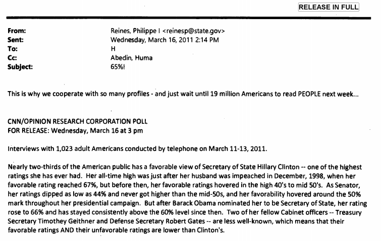All press can be good press. (Source: State Department) All press can be good press. (Source: State Department)