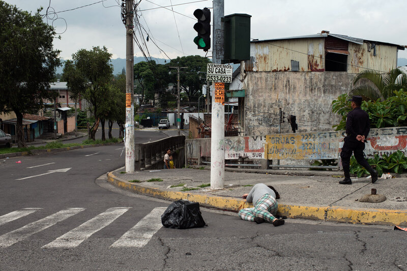 Marcela, 15, was assassinated in San Salvador in July. She was walking with her sister when a man approached them and shot her twice in the head, killing her instantly. (Encarni Pindado/for NPR)