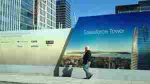 The Salesforce Tower under construction will be the tallest in the Bay Area when completed.