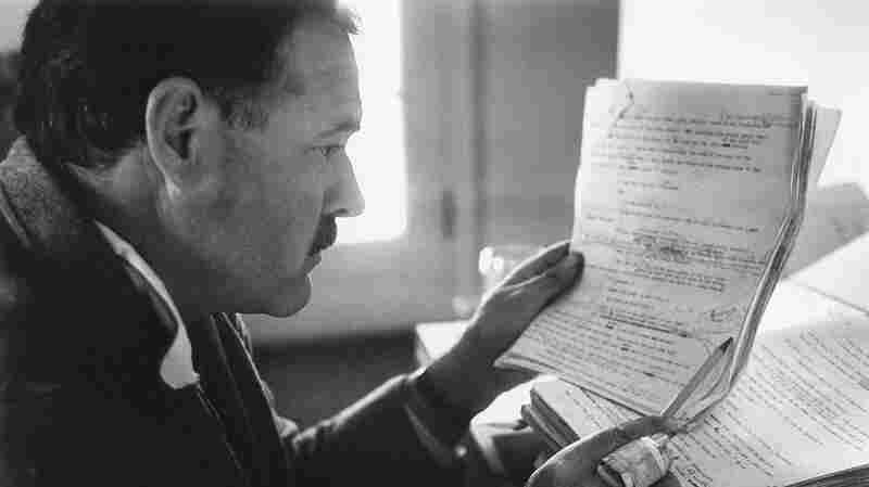 Ernest Hemingway revises For Whom The Bell Tolls, in Sun Valley, Idaho, in November 1940.