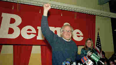 Bernie Sanders in 1990 after winning a seat in Vermont's House.