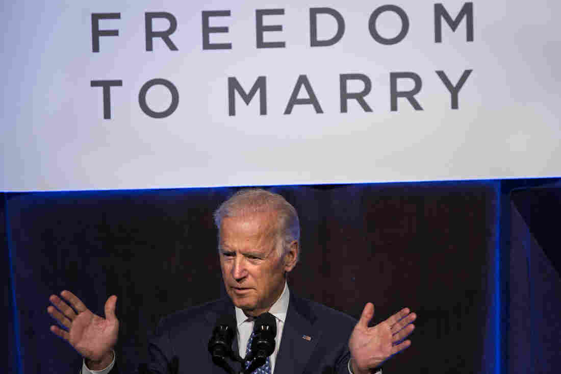 Vice President Biden addresses a Freedom To Marry event in New York on July 9.