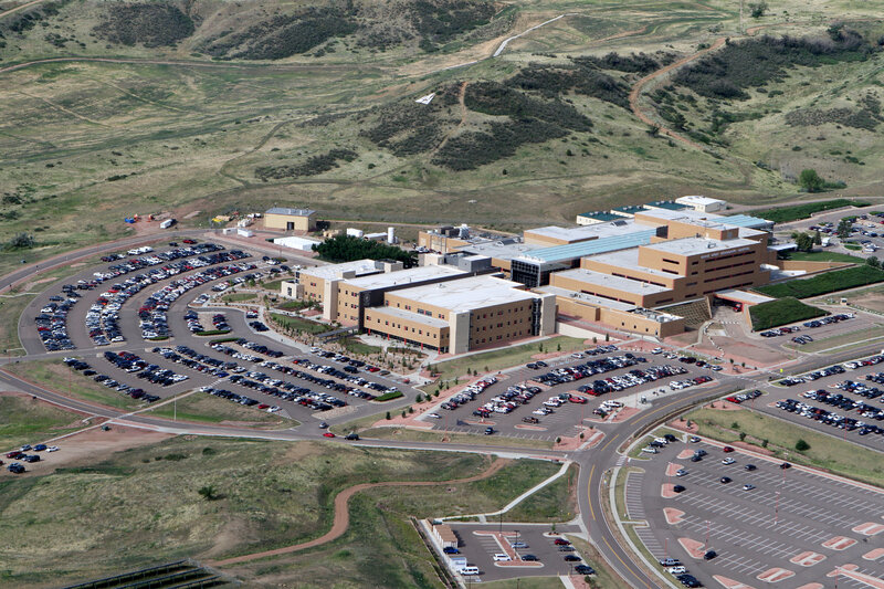 Evans Army Community Hospital, which stands on the Fort Carson military base, is a central part of the base's behavioral health system. (Courtesy of Evans Army Community Hospital/U.S. Army)