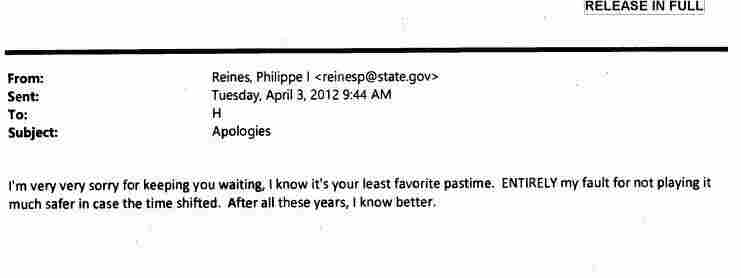 One of Clinton's pet peeves. One of Clinton's pet peeves.