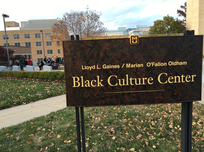 The Black Culture Center at the University of Missouri. (Adrian Florido/NPR) The Black Culture Center at the University of Missouri.