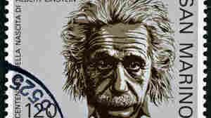 Albert Einstein postage stamp.