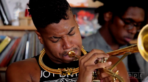 Christian Scott aTunde Adjuah plays a Tiny Desk Concert at NPR.