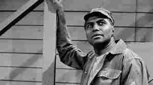 Actor P. Jay Sidney on the set of the television series 'The Phil Silvers Show (You'll Never Get Rich),' on June 11, 1955.