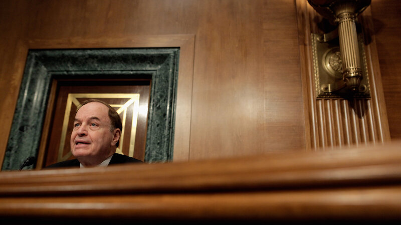 "The value of the Senate vote is to let him know — the president — and others that there's a big division in this country, and a lot of us don't like it, and the American people don't like it," said Republican Sen. Richard Shelby of Alabama. (Chip Somodevilla/Getty Images) "The value of the Senate vote is to let him know — the president — and others that there's a big division in this country, and a lot of us don't like it, and the American people don't like it," said Republican Sen. Richard Shelby of Alabama. (Chip Somodevilla/Getty Images)