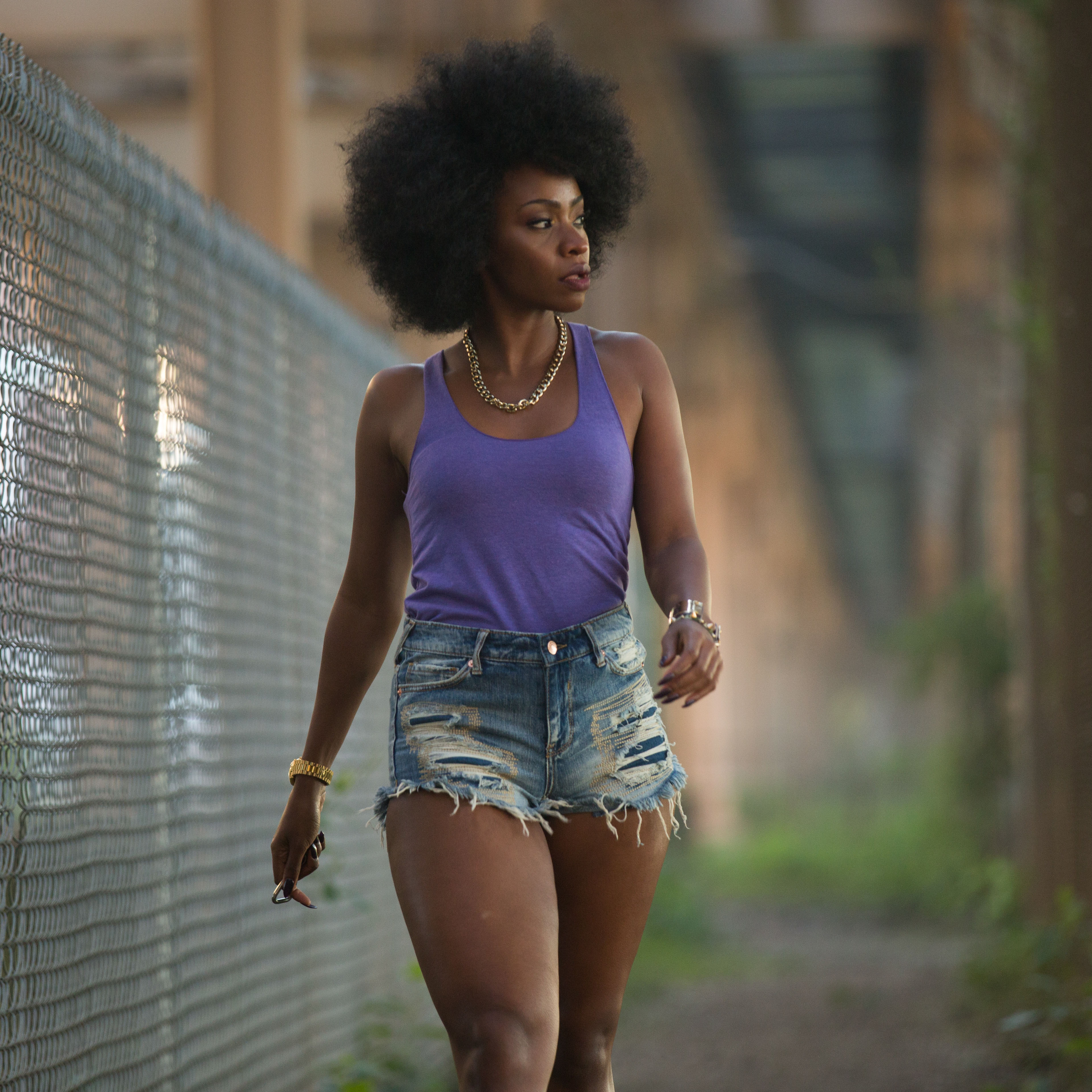 Teyonah Parris plays an updated Lysistrata in Chi-Raq.