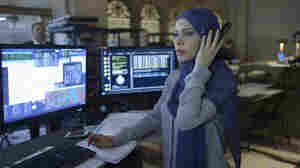 Yasmine Al Massri as Raina Amin, the hijab-wearing sister on ABC's Quantico.