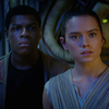 John Boyega and Daisy Ridley in Star Wars: The Force Awakens. John Boyega and Daisy Ridley in Star Wars: The Force Awakens.