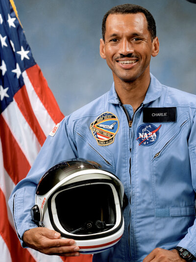 Charles Bolden, NASA's current chief administrator, before his first shuttle flight in 1986. (NASA)