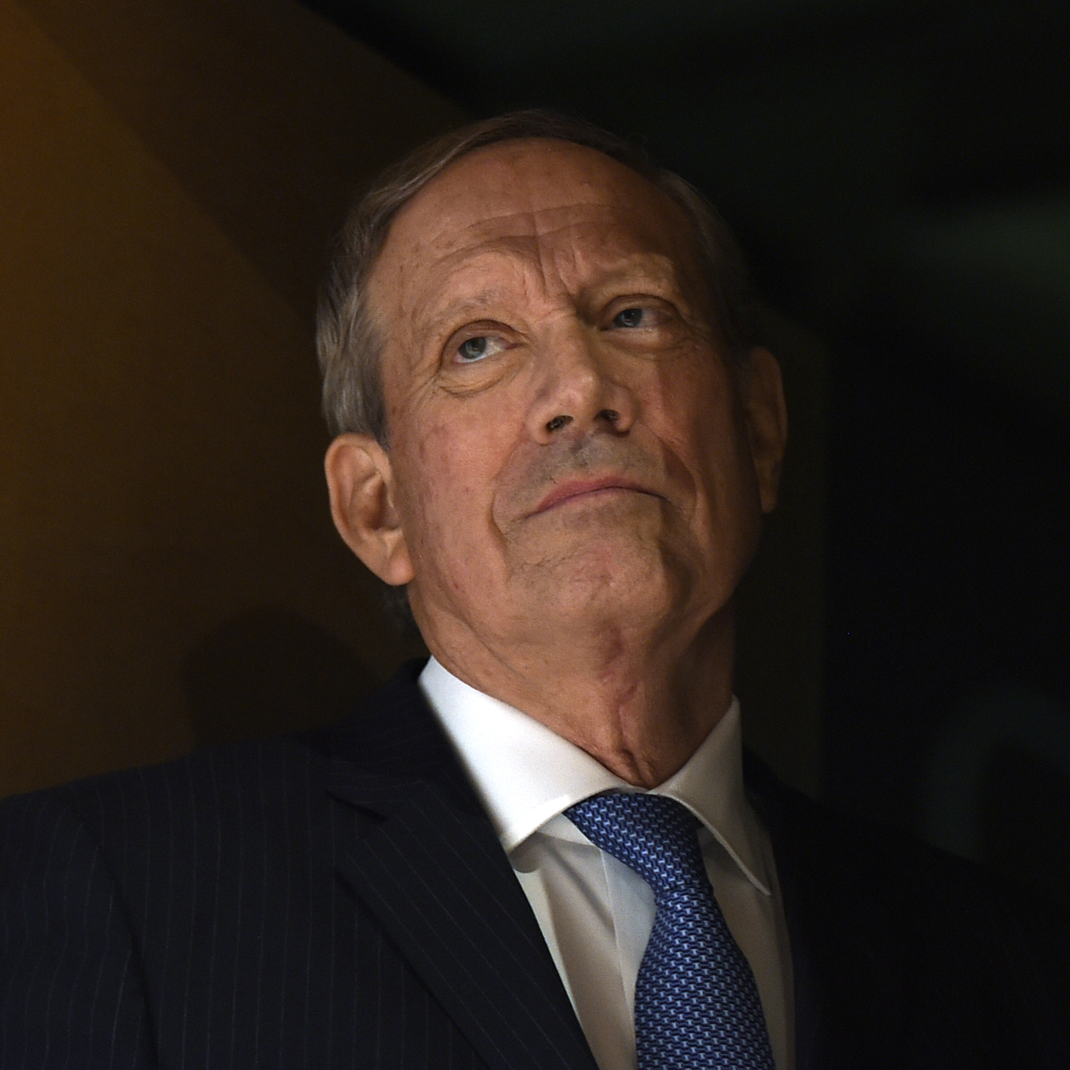 Former New York Gov. George Pataki waits to be introduced to speak at the Republican Jewish Coalition Presidential Forum in Washington earlier this month.