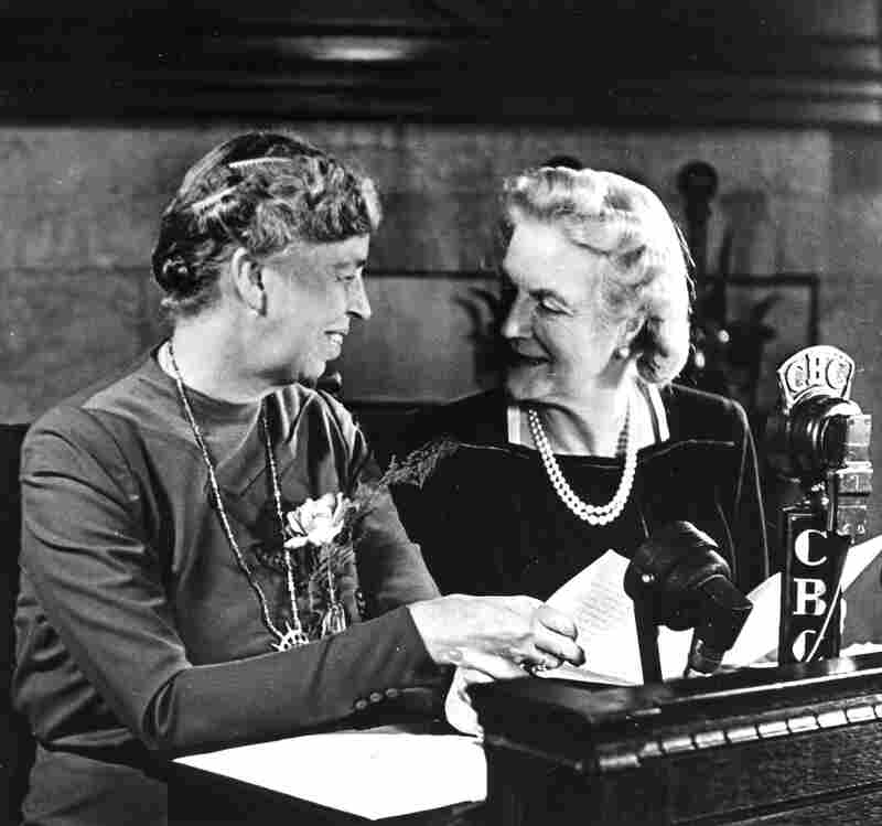 Eleanor Roosevelt (left) and Clementine Churchill pose for photographers shortly before they make an address over the CBC network in 1944. Eleanor Roosevelt (left) and Clementine Churchill pose for photographers shortly before they make an address over the CBC network in 1944.