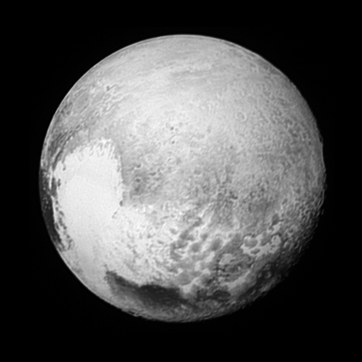 NASA's New Horizons spacecraft returned images, such as this one, to improve maps of different regions of Pluto.