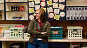 Stephanie Johnson teaches special education classes at Oak Canyon Junior High School in Lindon, Utah. She says the paperwork is a constant frustration.