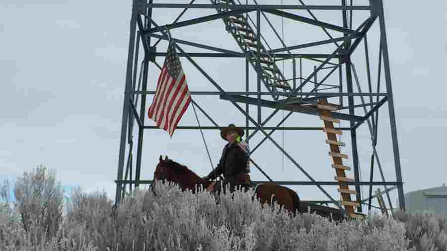 Self-described patriot Wayne Ehmer of Irrigon, Ore., and his horse named Cowboy says he joined the occupation at the Malheur National Wildlife Refuge last week.