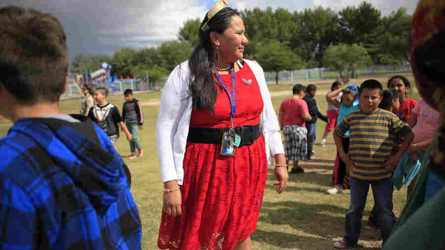Tia Tsosie Begay is a fourth-grade teacher at a small public school on the outskirts of Tucson, Ariz.