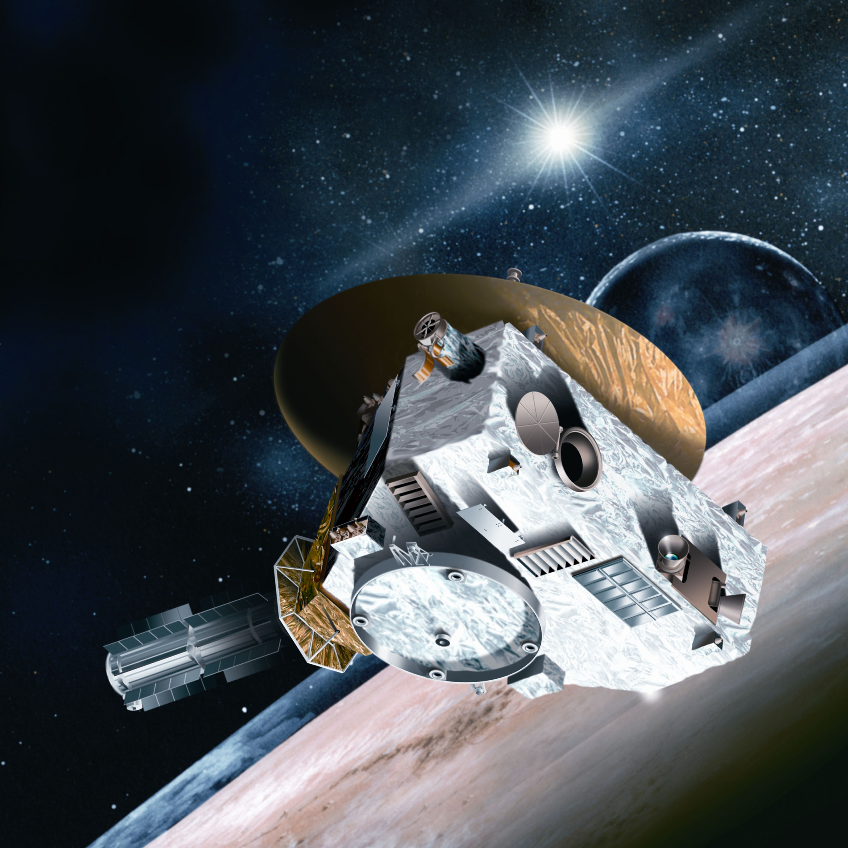 Sending a probe to Pluto — based on the cost of the New Horizons probe — would be out of your budget.