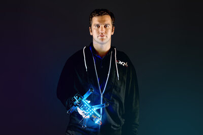Drone Racing League CEO Nick Horbaczewski says he's been surprised at how many traditional car racing fans the league's online content has attracted. (The Drone Racing League) Drone Racing League CEO Nick Horbaczewski says he's been surprised at how many traditional car racing fans the league's online content has attracted.