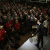 Republican presidential candidate Marco Rubio speaks to a capacity crowd during a campaign event in Exeter, N.H. Republican presidential candidate Marco Rubio speaks to a capacity crowd during a campaign event in Exeter, N.H.