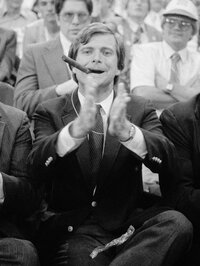 George W. Bush in Florence, S.C., ahead of the state's 2000 primary. Bush's victory there gave his campaign a critical boost. (Timothy A. Clary/AFP/Getty Images)