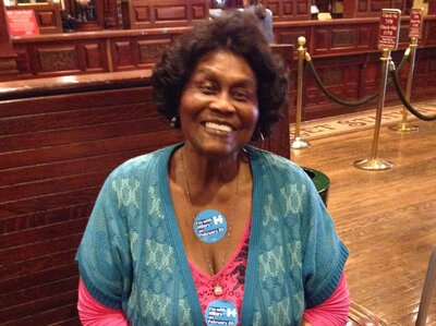 Ruby Duncan is a Hillary Clinton supporter, and says younger women don't understand earlier struggles. (Ina Jaffe/NPR) Ruby Duncan is a Hillary Clinton supporter, and says younger women don't understand earlier struggles. (Ina Jaffe/NPR)