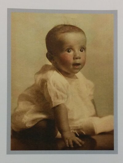 An invitation to Antonin Scalia's birthday party next month included this photo of him as a child. He would have turned 80 on March 11. (NPR)