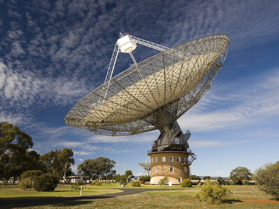 CSIRO's Parkes radio telescope in Australia. (CSIRO) CSIRO's Parkes radio telescope in Australia.