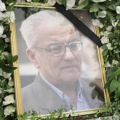 A portrait of Khaled al-Assad, is displayed during a ceremony in his memory at the National Museum on Aug. 23, 2015 in Damascus. (Louai Beshara/AFP/Getty Images) A portrait of Khaled al-Assad, is displayed during a ceremony in his memory at the National Museum on Aug. 23, 2015 in Damascus. (Louai Beshara/AFP/Getty Images)