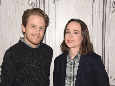 Ian Daniel and Ellen Page at AOL Studios on March 9 in New York City.