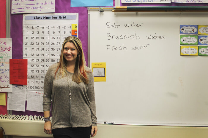 Third-grade teacher Tara Hunt gets up around 4 a.m. to make her two-hour commute from the coastal village of Capitola to Walter Hays Elementary School in Palo Alto, Calif., in the heart of Silicon Valley.