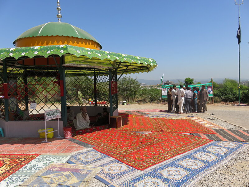 A gazebo shrine houses Mumtaz Qadri's body near Islamabad. A gazebo shrine houses Mumtaz Qadri's body near Islamabad.